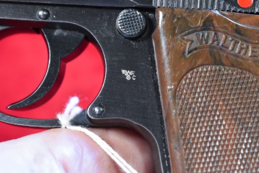 WED SEP 17, NAZI POLICE ISSUED WALTHER PPK PISTOL, EAGLE/C MARKED, 1942 PRODUCTION, NICE! - Image 4