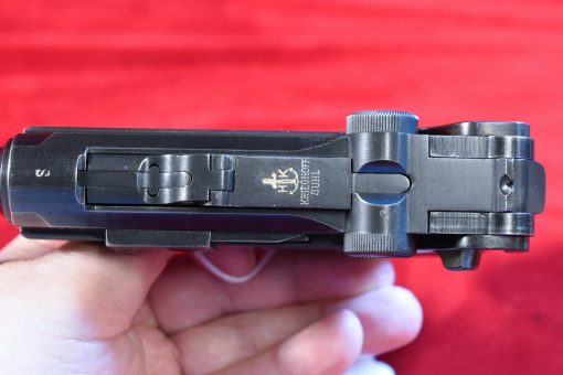 MON SEP 29, RARE LUFTWAFFE S CODE (1936) KRIEGHOFF LUGER, MATCHING MAG VERY SHARP! - Image 4