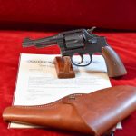 SOLD EXCEPTIONAL & SCARCE S V MARKED LATE PRODUCTION JAN, 1945 US NAVY ISSUED SMITH & WESSON VICTORY REVOLVER, MINT NEW UN-FIRED! WITH HOLSTER TOO!
