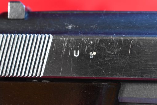SOLD VERY RARE, VERY LATE WAR  ZERO SERIES CYQ CODE SPREEWERK P.38 PISTOL, "U" MARKED FOR REJECT PARTS, MINT CRISP! - Image 6