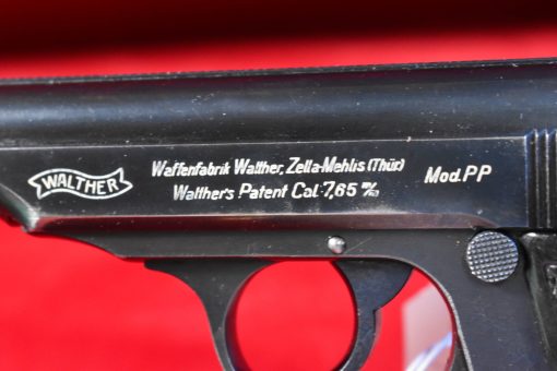 WED SEP 17 WALTHER PP PISTOL, SCARCE RFV MARKED FOR THE ZOLLGRENDIENST (BORDER & CUSTOMS POLICE), 1936 PRODUCTION, VERY SHARP! - Image 5