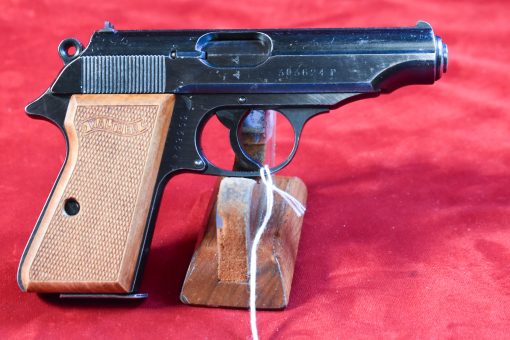 SOLD WALTHER PP PISTOL, 1944 GERMAN ARMY WAFFENAMTED, MILITARY FINISH, WITH RARE PRESSED WOOD GRIPS, VERY CRISP! - Image 3