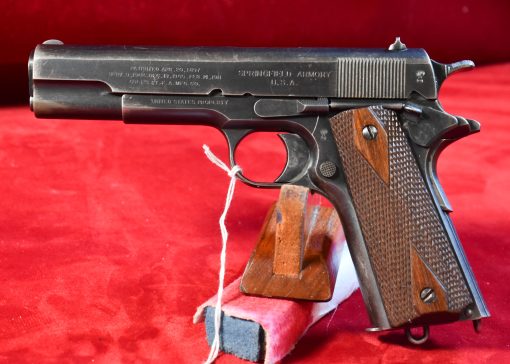 WED OCT 1, VERY CHOICE, VERY RARE SPRINGFIELD ARMORY 1911 US ARMY SERVICE PISTOL, JUNE 1915 PRODUCTION,100% FACTORY ORIGINAL & VERY CRISP! - Image 1