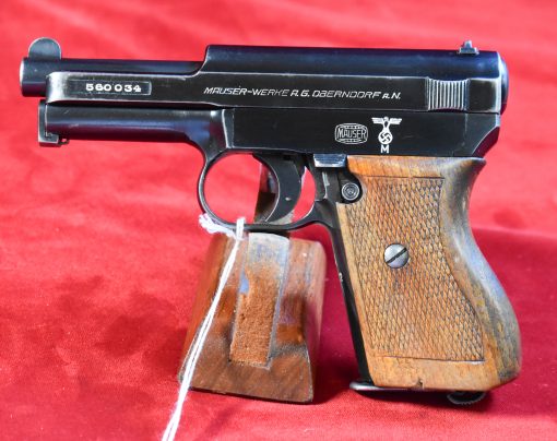 SOLD VERY CHOICE, GERMAN KRIEGSMARINE MODEL 1934 MAUSER PISTOL, WITH MATCHING MAG! VARIATION 1, NORD SEE FLEET MARKED, MINT SHARP! - Image 1