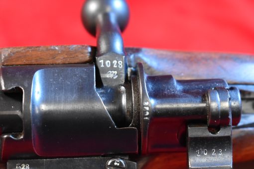WED OCT 22, GERMAN WWII, EARLY 1936 S/42 CODE MAUSER OBERNDORF MADE K98k SERVICE RIFLE, ALL MATCHING, WITH ORIGINAL SLING, PRIVATE RESERVE STOCK! - Image 9