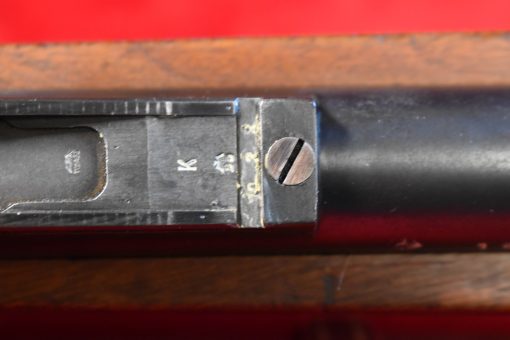 WED OCT 22, GERMAN WWII, EARLY 1936 S/42 CODE MAUSER OBERNDORF MADE K98k SERVICE RIFLE, ALL MATCHING, WITH ORIGINAL SLING, PRIVATE RESERVE STOCK! - Image 10