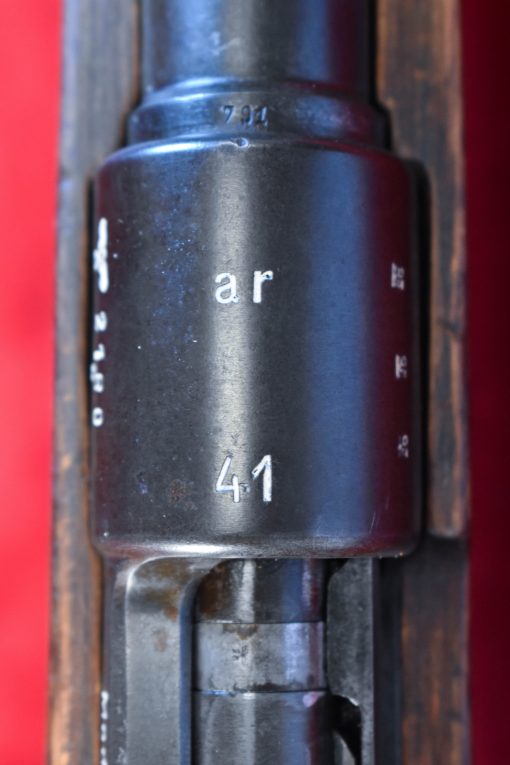 SOLD VERY SCARCE MAKER, ar 41 CODE 1941 MAUSER BORSIGWALDE K98k MAUSER RIFLE, ALL MATCHING AND NICE! - Image 1