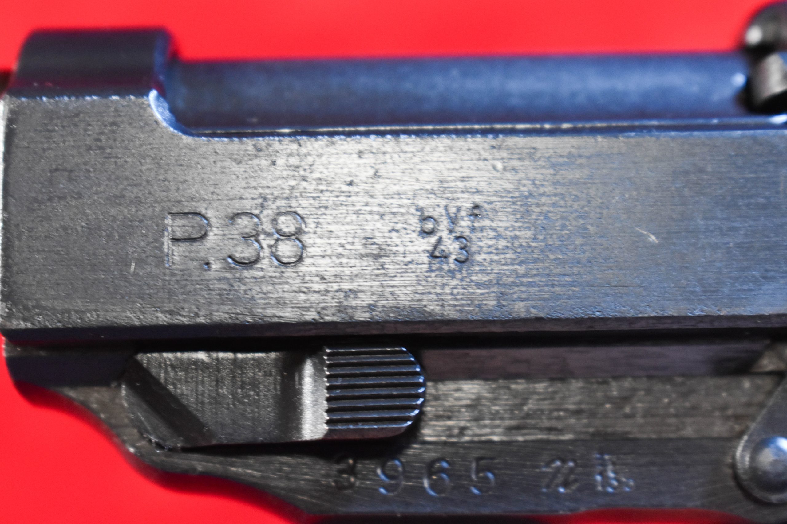 43BIF-3 THU OCT 30, MAUSER byf43 P.38 PISTOL, "n" BLOCK MID YEAR PRODUCTION, VET BRINGBACK, VERY SHARP! - Image 4