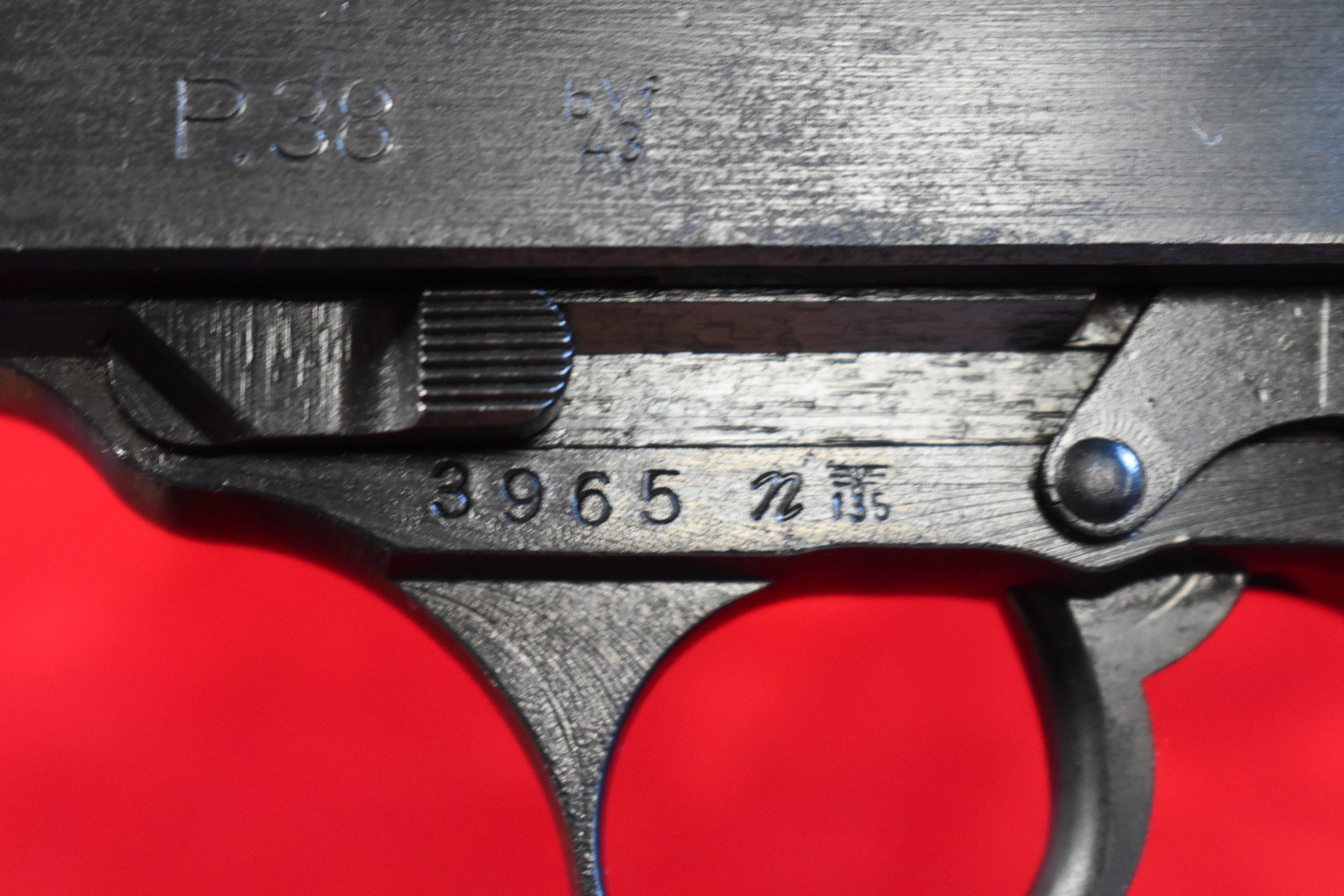 43BIF-4 THU OCT 30, MAUSER byf43 P.38 PISTOL, "n" BLOCK MID YEAR PRODUCTION, VET BRINGBACK, VERY SHARP! - Image 5