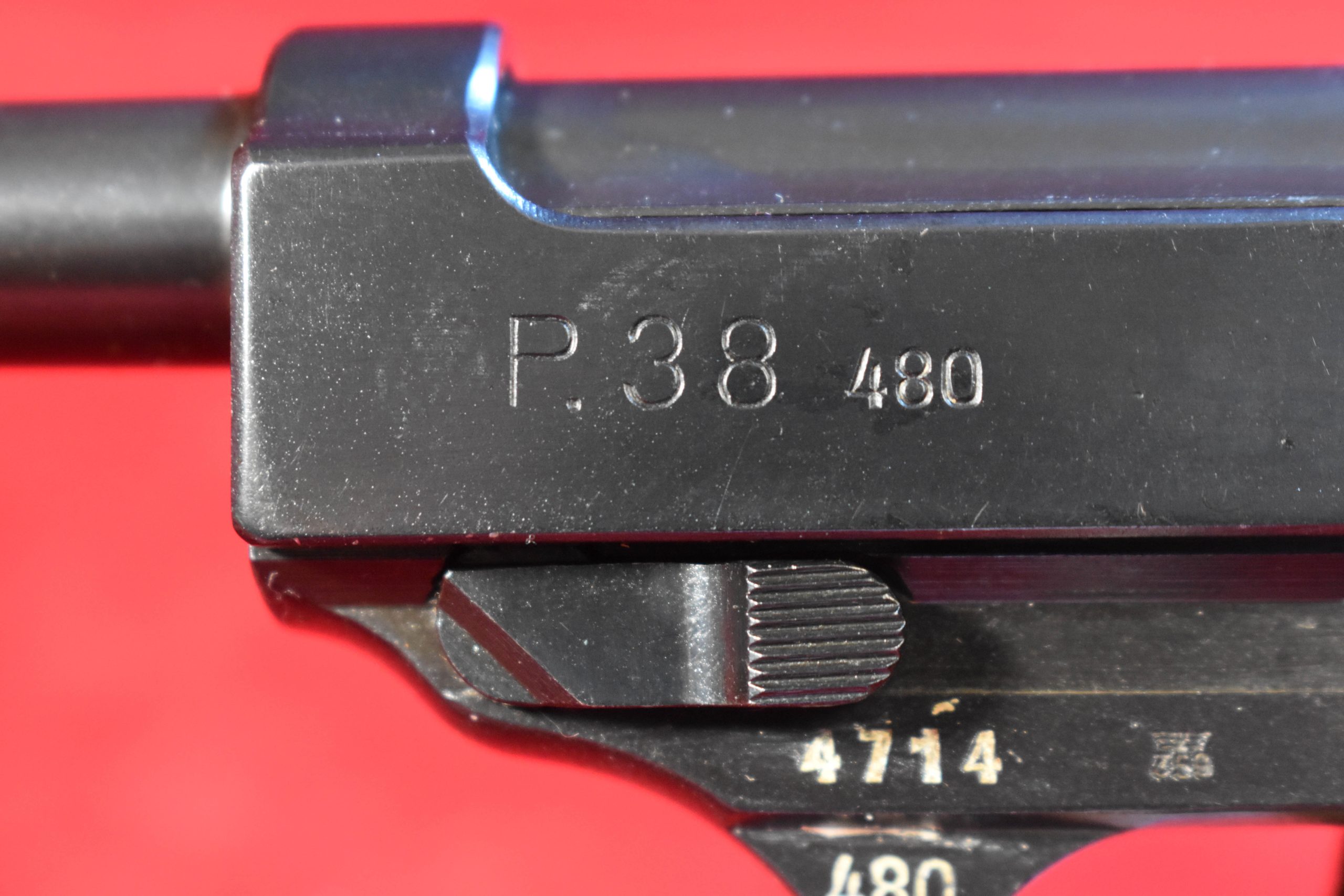 480CODE-4 MON OCT 27,  EXTREMELY RARE WALTHER 480 CODE P.38 PISTOL, NEARLY IMPOSSIBLE TO LOCATE - Image 5