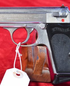 MON OCT 13, EXTREMELY RARE LATE WAR, WALTHER PPK LIGHTWEIGHT DURAL FRAME PISTOL, BRIGHT NICKEL/CHROME STUNNING!