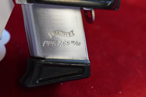 MON OCT 13, EXTREMELY RARE LATE WAR, WALTHER PPK LIGHTWEIGHT DURAL FRAME PISTOL, BRIGHT NICKEL/CHROME STUNNING! - Image 13