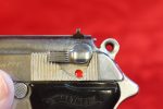 MON OCT 13, EXTREMELY RARE LATE WAR, WALTHER PPK LIGHTWEIGHT DURAL FRAME PISTOL, BRIGHT NICKEL/CHROME STUNNING! - Image 8