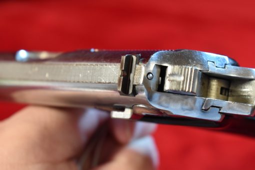MON OCT 13, EXTREMELY RARE LATE WAR, WALTHER PPK LIGHTWEIGHT DURAL FRAME PISTOL, BRIGHT NICKEL/CHROME STUNNING! - Image 9