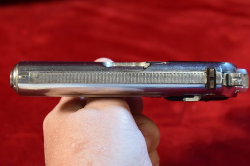 MON OCT 13, EXTREMELY RARE LATE WAR, WALTHER PPK LIGHTWEIGHT DURAL FRAME PISTOL, BRIGHT NICKEL/CHROME STUNNING! - Image 10