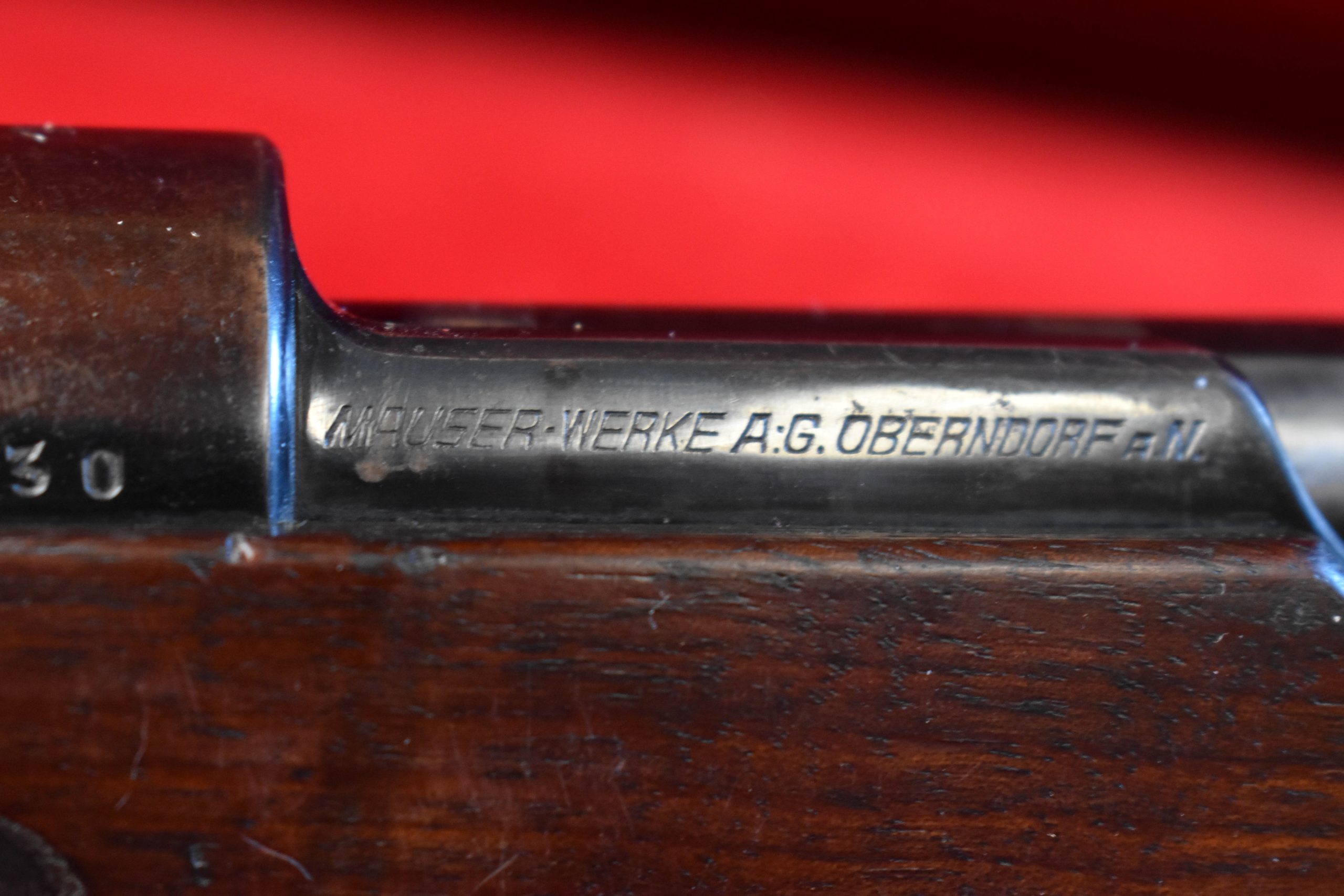 DRPCALI-10 TUE OCT 28, MAUSER OBERNDORF 1934 “BANNER K” SERVICE  RIFLE, “DRP” MARKED FOR ISSUE TO THE DEUTCHES REICHS POST - Image 11