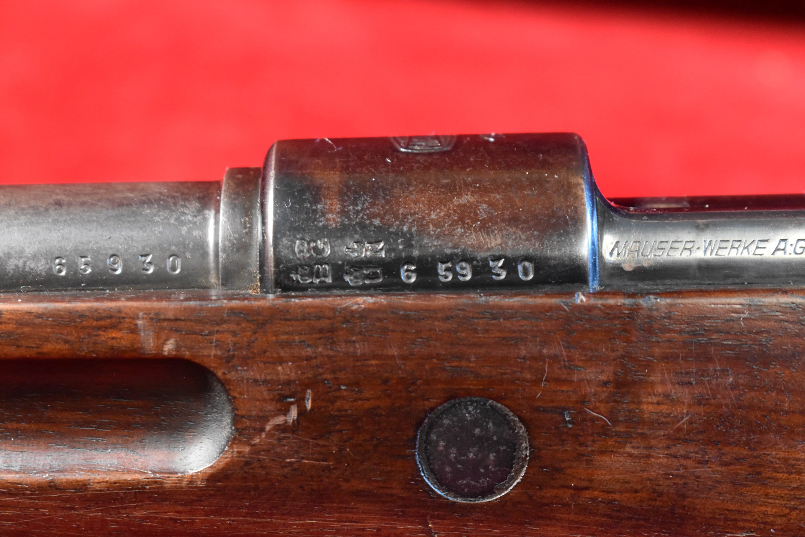 DRPCALI-7 TUE OCT 28, MAUSER OBERNDORF 1934 “BANNER K” SERVICE  RIFLE, “DRP” MARKED FOR ISSUE TO THE DEUTCHES REICHS POST - Image 8