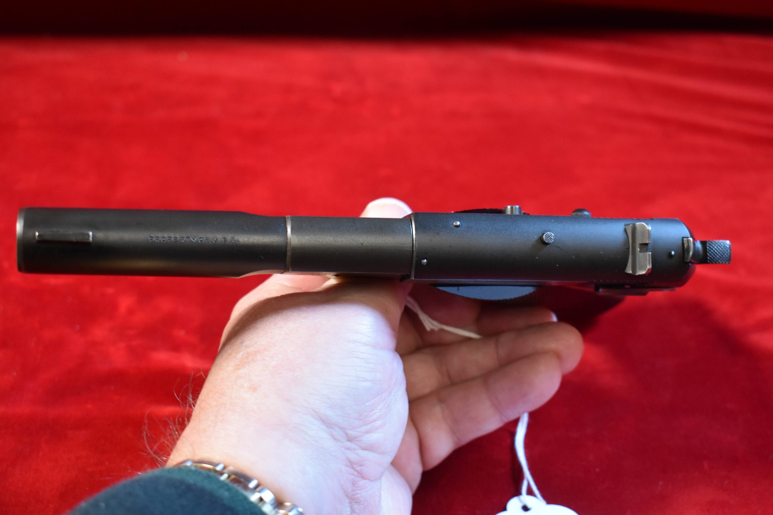 HIGH-8 THU OCT 30, US WWII HIGH STANDARD USA MODEL H-D US PROPERTY, VERY SHARP! - Image 9