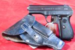 SOLD VERY RARE NAZI POLICE EAGLE/K FNH CODE Cz27 PISTOL, ONLY 1000 MADE! WITH MATCHING NUMBERED POLICE HOLSTER! MINT CRISP EXAMPLE!