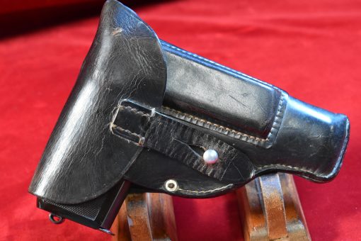 SOLD VERY RARE NAZI POLICE EAGLE/K FNH CODE Cz27 PISTOL, ONLY 1000 MADE! WITH MATCHING NUMBERED POLICE HOLSTER! MINT CRISP EXAMPLE! - Image 12