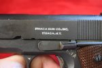 TUE OCT 14, US WWII 1943 PRODUCTION ITHACA 1911A1 US ARMY SERVICE PISTOL, LEND LEASE MARKED, VERY SHARP! - Image 4