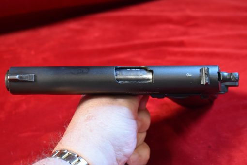 TUE OCT 14, US WWII 1943 PRODUCTION ITHACA 1911A1 US ARMY SERVICE PISTOL, LEND LEASE MARKED, VERY SHARP! - Image 9