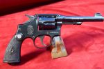 TUE OCT 21, LEND LEASE 1941 SMITH AND WESSON 38/200 BRITISH SERVICE MODEL M & P REVOLVER, VERY SHARP! WITH SMITH LETTER TOO! - Image 5