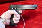 HOLD TUE OCT 14, EXTREMELY RARE JAPANESE ISSUED ROYAL PISTOL WITH JAPANESE HOLSTER, NEVER SEEN THIS PRISTINE! - Image 12