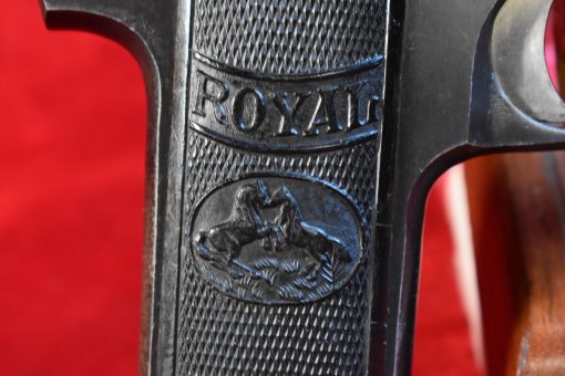 HOLD TUE OCT 14, EXTREMELY RARE JAPANESE ISSUED ROYAL PISTOL WITH JAPANESE HOLSTER, NEVER SEEN THIS PRISTINE! - Image 6