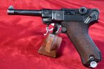 SOLD RARE 1940 MAUSER BANNER DUTCH CONTRACT LUGER, GERMAN ARMY DIVERTED & WAFFENAMTED, 1 MATCHING MAG, VERY SHARP!