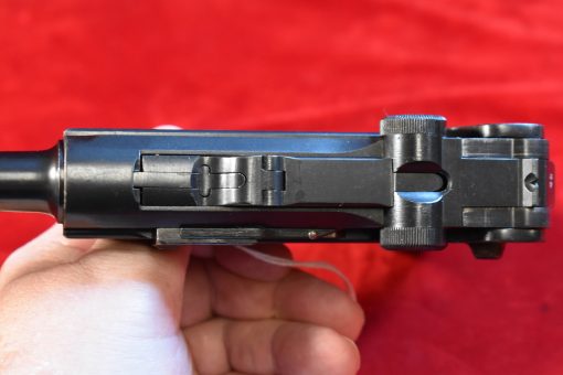 THU OCT 16, DWM 1929 "SNEAK" WIEMAR/NAZI ERA POLICE LUGER, MUNSTER POLICE MARKED, 1 MATCHING MAG, VERY SHARP! - Image 5