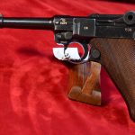 SOLD THU OCT 16, VERY RARE & UNUSUAL MAUSER BANNER LUGER, POST WAR AUSTRIAN ISSUE, VERY CRISP!