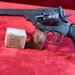 MON NOV 17, VERY CHOICE BRITISH WWI 1918 DATED MARK VI SERVICE REVOLVER, IN ORIGINAL .455 WEBLEY CALIBER, NOT IMPORT/EXPORT MARKED! VERY CLEAN!