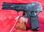 SOLD TUE NOV 11, EXCEPTIONAL, RARE & IMPORTANT, 1914 BELGIAN ARMY OFFICER'S FN 1900 PISTOL, SHIPPED MID 1914, ONE OF THE TRUE "GUNS OF AUGUST"