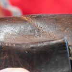 GERMAN WWII MIDWAR TAN CZ 27 HOLSTER, WaA76 MARKED, NICE!