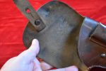 GERMAN WWII MIDWAR TAN CZ 27 HOLSTER, WaA76 MARKED, NICE! - Image 5