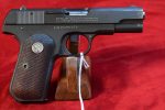 MON NOV 3, RARE US WWII US PROPERTY MARKED 1903 COLT POCKET HAMMERLESS PISTOL, LATE 1944 PRODUCTION, NOT BRITISH PROOFED, MINTY! WITH COLT LETTER TOO! - Image 4