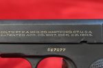 MON NOV 3, RARE US WWII US PROPERTY MARKED 1903 COLT POCKET HAMMERLESS PISTOL, LATE 1944 PRODUCTION, NOT BRITISH PROOFED, MINTY! WITH COLT LETTER TOO! - Image 7