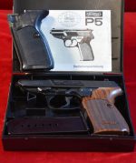 THU NOV 20, SCARCE NEW IN BOX WALTHER P5 9mm PISTOL, SEEN IN A FEW BOND MOVIES, WITH 3 MAGS AND DELUXE GRIPS!