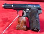WED NOV 12, VERY EARLY GERMAN WWII ISSUE ASTRA 300 PISTOL, WAFFENAMTED .380, APRIL 1942 DELIVERY, MINT CRISP!