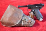 WED NOV 5, EXCEPTIONAL & EXTREMELY DESIRABLE JAPANESE BABY NAMBU PISTOL, TOKYO ARSENAL PRODUCTION, WITH MATCHING MAGAZINE, MINT CRISP STUNNING WITH MINT SRISP HOLSTER TOO!