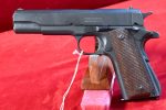 TUE NOV 11, US WWII REMINGTON RAND M1911A1 US ARMY SERVICE PISTOL, MARCH 1945 PRODUCTION, VERY SHARP!