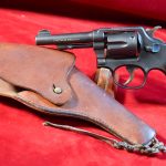 SOLD VERY CHOICE, WWII US NAVY MARKED & ISSUED SMITH & WESSON VICTORY REVOLVER & MINT NAVY FULL FLAP HOLSTER, LIKE JFK CARRIED!