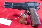 TUE NOV 11, VERY CHOICE, FN BROWNING MODEL 1935 GP / HIGH POWER PISTOL,1939 BELGIUM ARMY ISSUED TYPE 1 VARIANT, THE ICONIC & LEGENDARY ORIGINAL “HI POWER”, MINT SHARP!