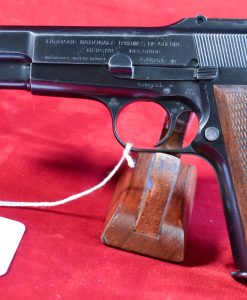 TUE NOV 11, VERY CHOICE, FN BROWNING MODEL 1935 GP / HIGH POWER PISTOL,1939 BELGIUM ARMY ISSUED TYPE 1 VARIANT, THE ICONIC & LEGENDARY ORIGINAL “HI POWER”, MINT SHARP!