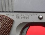 WED NOV 19, EXCEPTIONAL PRE WWII COLT 1911A1 US ARMY PISTOL, NOV 1941 PRODUCTION, ROBERT SEARS INSPECTED, MINT MATCHING & STUNNING! - Image 3