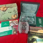 WED NOV 19, ICONIC - CLASSIC ROLEX SUBMARINER, 1991 FULL SET, ROLEX WARRANTY PAPER, ORIGINAL BOX-PILLOW, BOOKLETS AND HANG TAG!!!