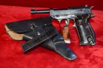 THU NOV 13, EXCEPTIONAL, GERMAN WWII cyq (SPREEWERKE) P.38 PISTOL, LATE 1943 PRODUCTION “W” BLOCK, MINT CRISP FULL RIG!