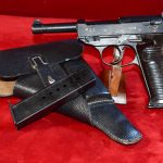 THU NOV 13, EXCEPTIONAL, GERMAN WWII cyq (SPREEWERKE) P.38 PISTOL, LATE 1943 PRODUCTION “W” BLOCK, MINT CRISP FULL RIG!