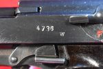 THU NOV 13, EXCEPTIONAL, GERMAN WWII cyq (SPREEWERKE) P.38 PISTOL, LATE 1943 PRODUCTION “W” BLOCK, MINT CRISP FULL RIG! - Image 6